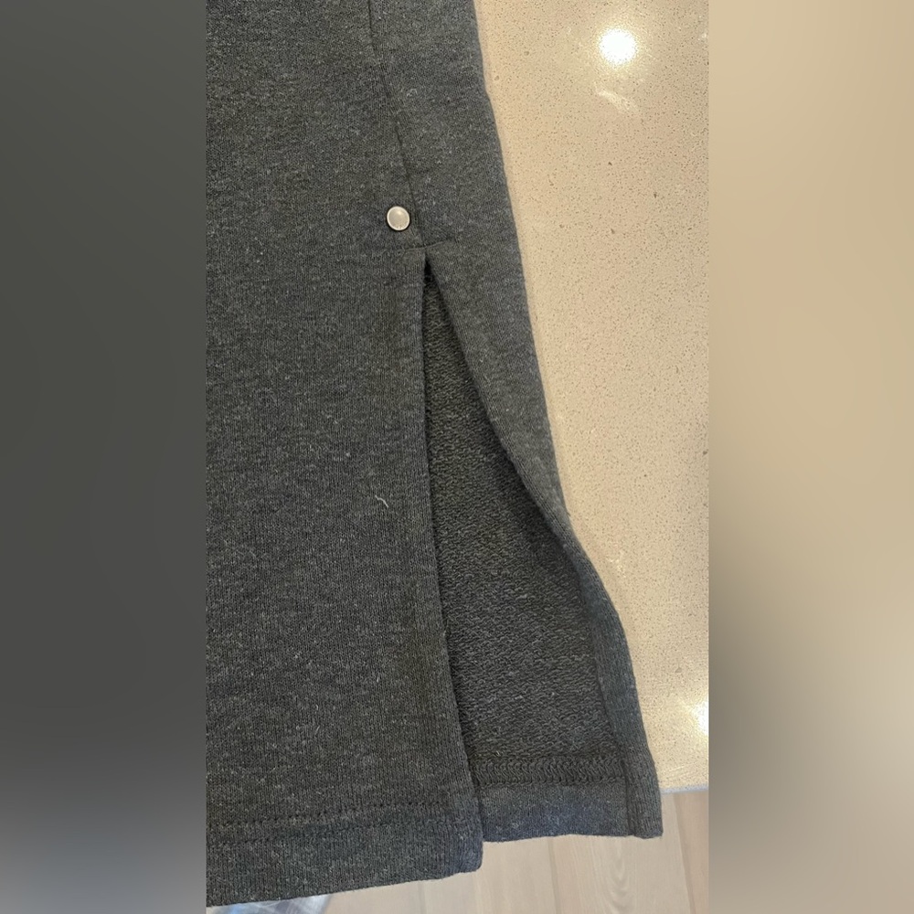 PRANA Cozy Up Beach Hopper Blouson Dress Dark Gray Women’s Size L - Picture 8 of 10